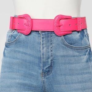 Barbie Pink 2-Buckle Belt
